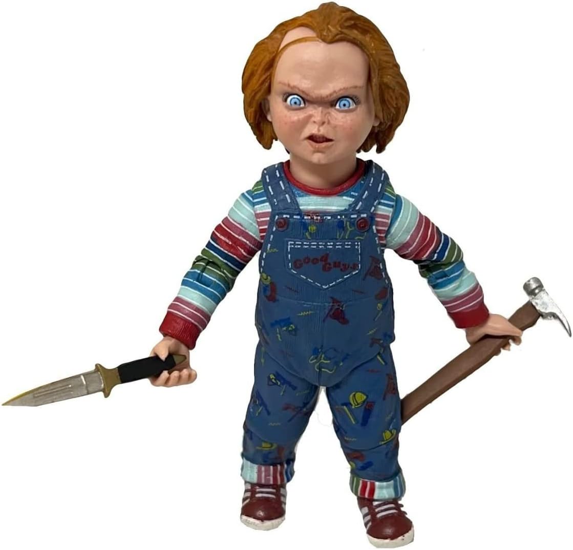 NECA - Figura de acción para niños Ultimate Chucky, figuras de 10 cm