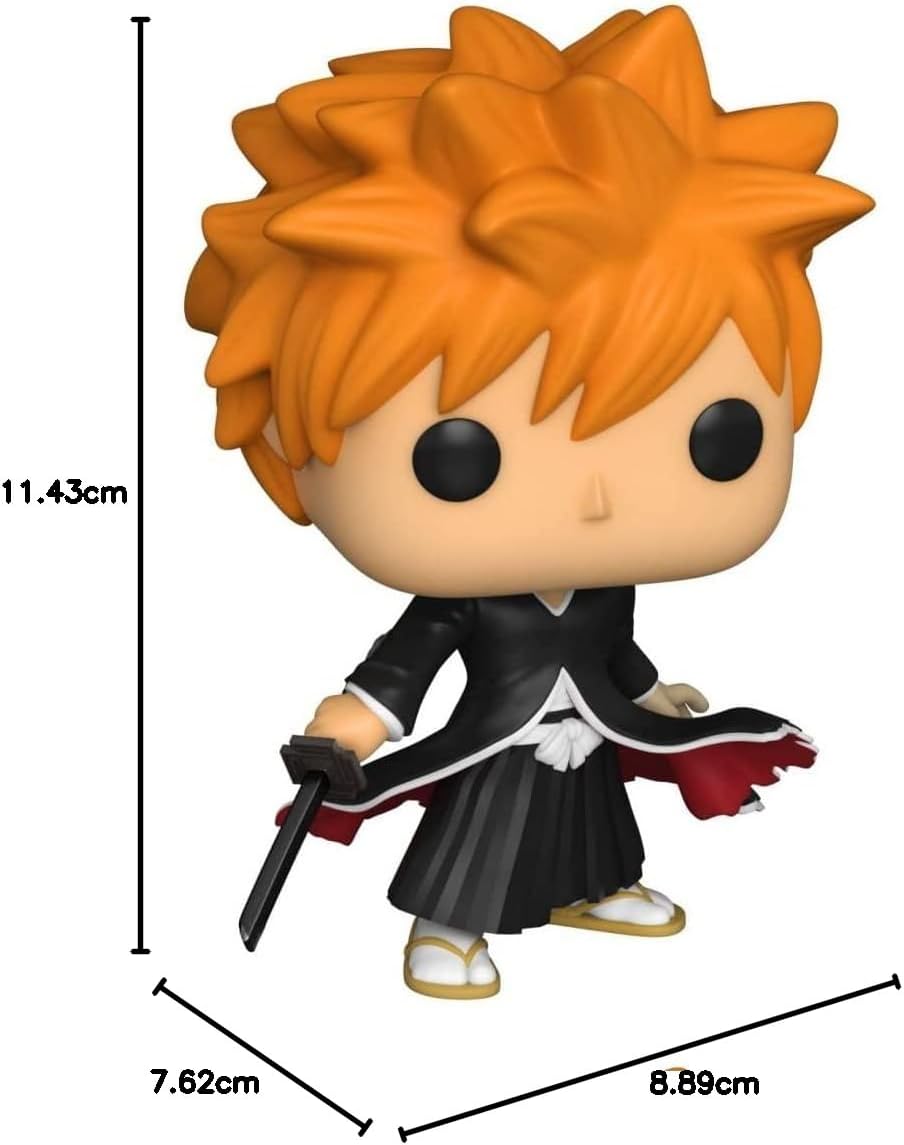 POP Bleach - Figura de vinilo Funko Ichigo Bankai Tensa Zangetsu (AAA Anime Exclusive) (incluido con caja protectora compatible), multicolor, 3.75 pulgadas
