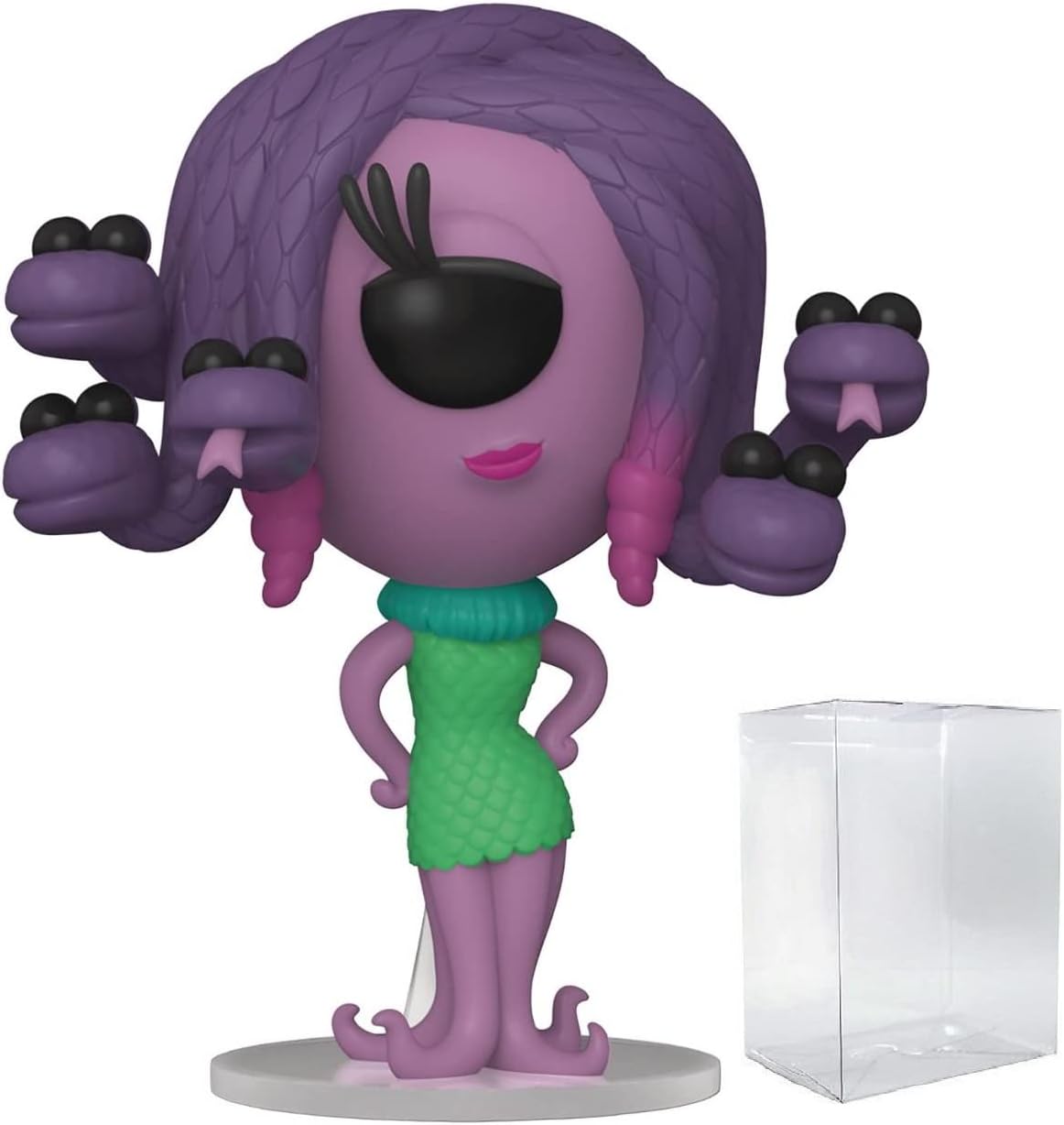 Disney Pixar: Monsters Inc. 20th - Celia Funko Pop! Vinyl Figure (Bundled with Compatible Pop Box Protector Case)