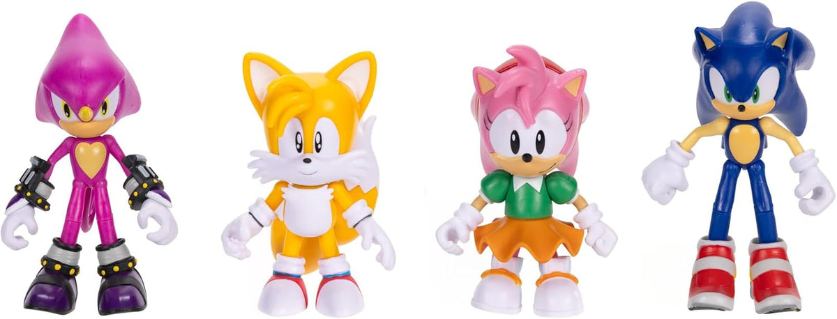Jakks Pacific Sonic The Hedgehog Figura Articulada de Tails, con Accesorio Incluido, para Niños Mayores de 3 Años