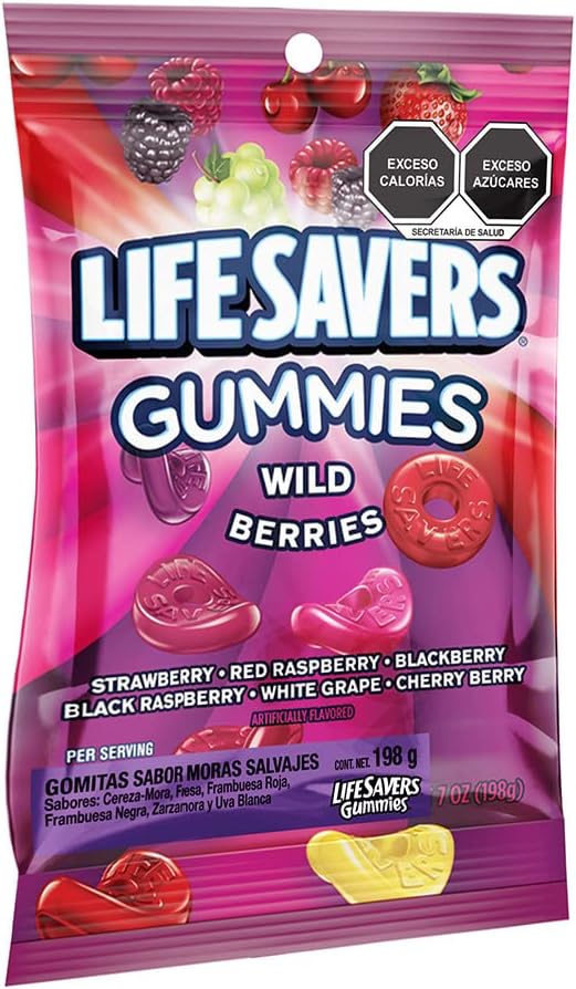 Life Savers Gomitas sabor moras salvajes, 198g