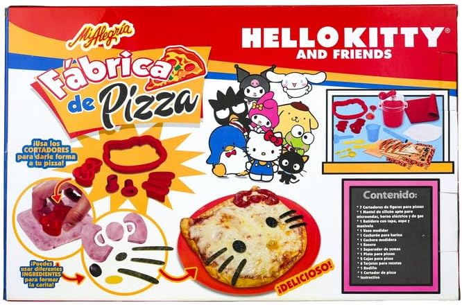 Ult Fabrica para Hacer Pizza Premium con Forma de Hello Kitty y Sus Amigos