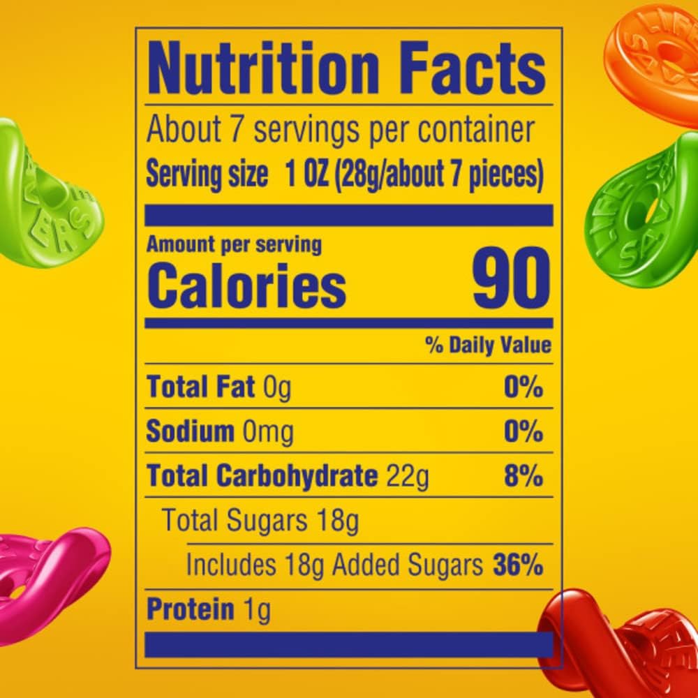 Life Savers Gomitas 5 sabores, 198g