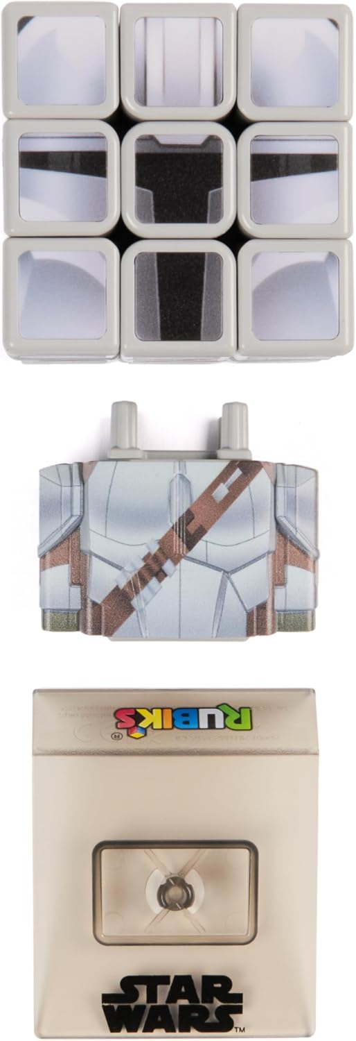Spin Master Rubik'S Puzzle Brain Teaser Juego Cubers Star Wars Mandalorian