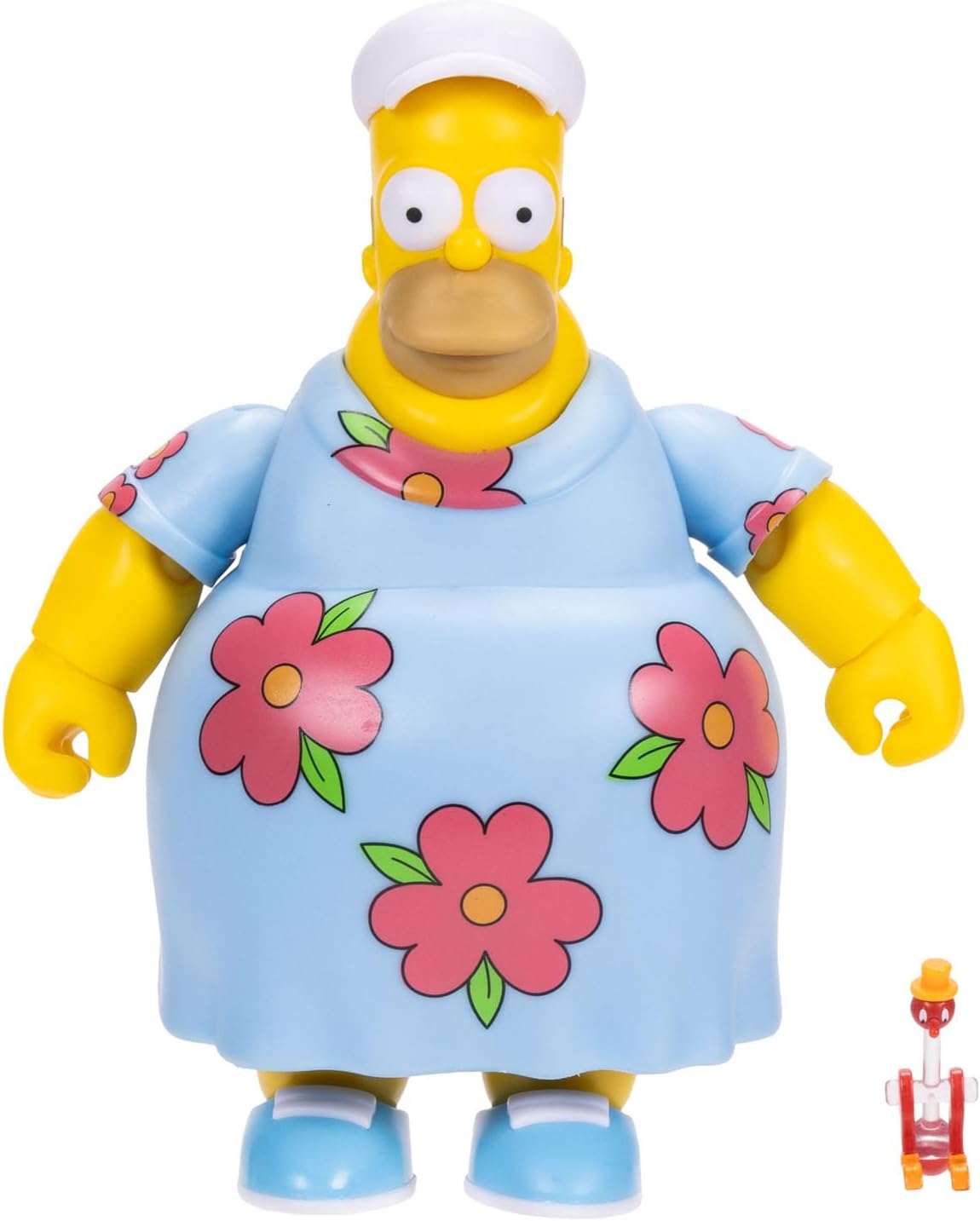 Jakks Pacific - The Simpsons King-Size Homer, Figura de Acción Coleccionable con Detalles Icónicos, 5 Pulgadas