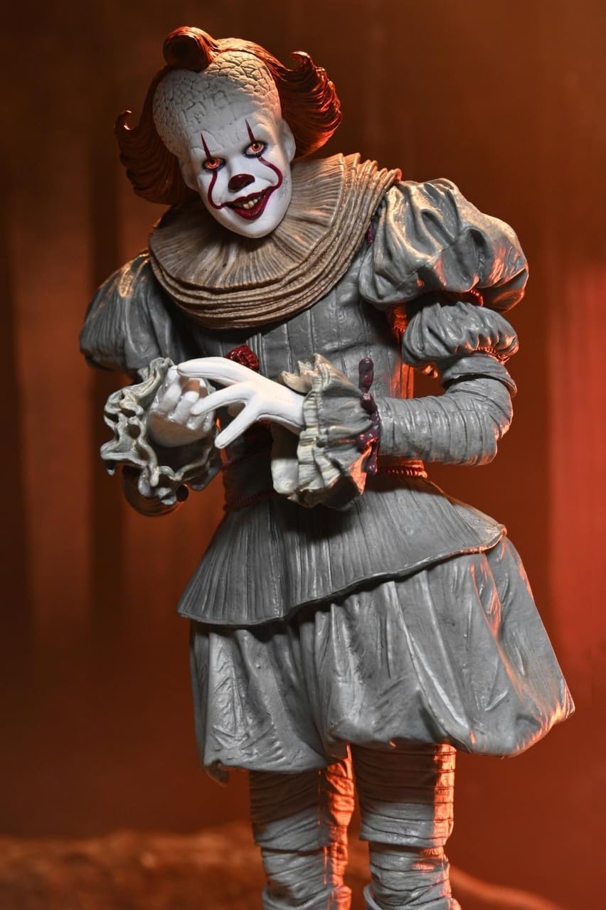 NECA IT: Welcome to Derry - Figura de acción de Escala Ultimate Pennywise de 7 Pulgadas