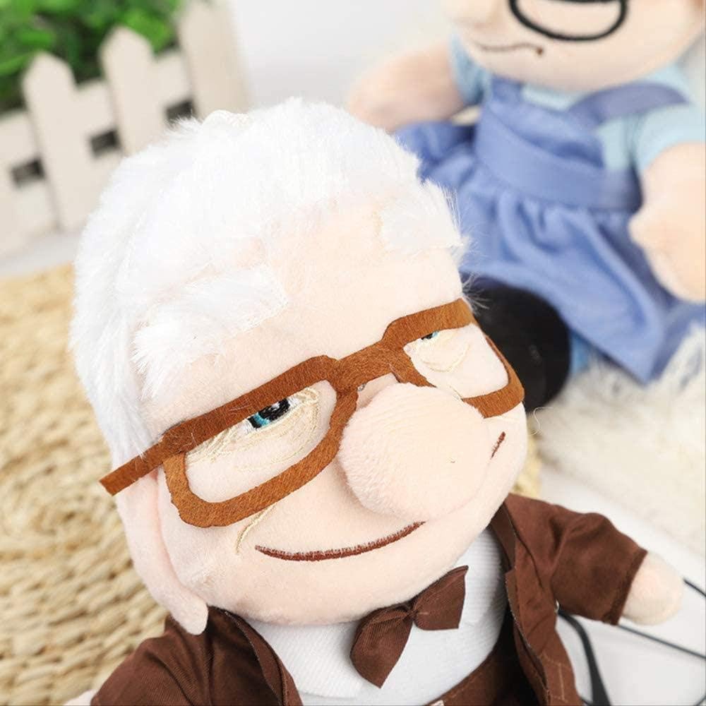 N/Z 2 Unids 20cm Movie Up Peluches Muñecas Juguetes Old Carl Mrs Fredricksen Ellie Peluche Muñecas Cumpleaños para Niños Niños