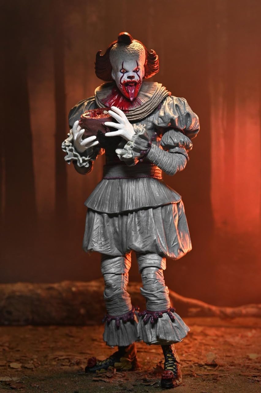 NECA IT: Welcome to Derry - Figura de acción de Escala Ultimate Pennywise de 7 Pulgadas