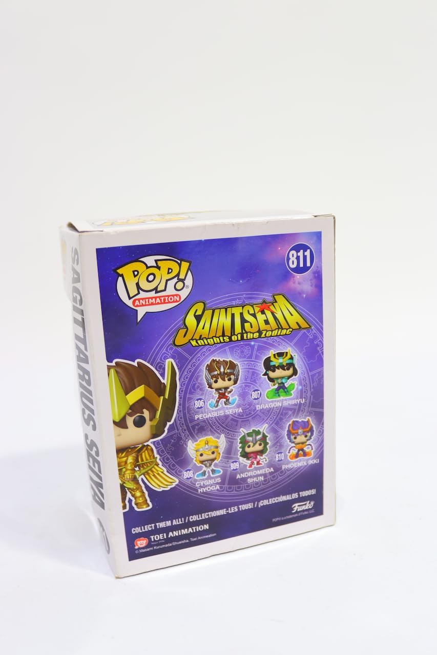 Funko Pop! Animación: Saint Seiya - Sagitario Seiya Gold (Alianza Exclusiva de Entretenimiento)