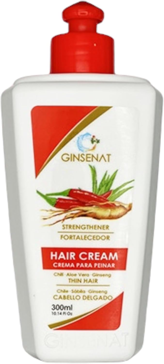 GINSENAT Crema para Peinar Chile 300ml Chile Sabila Ginseng