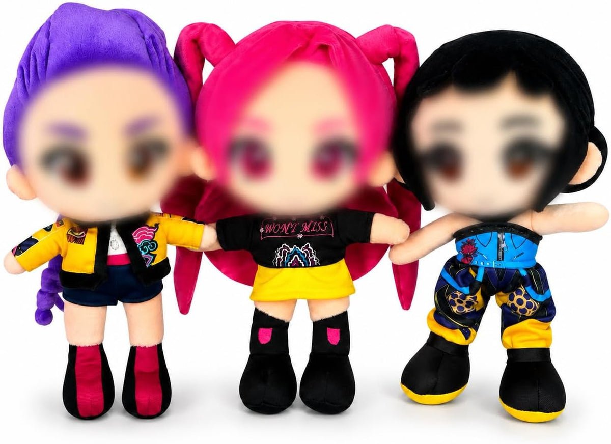 Genérico Muñecas guerreras Figuras para niñas Regalos 3 Personajes Anime K-Pop, Set de 3 Figuras