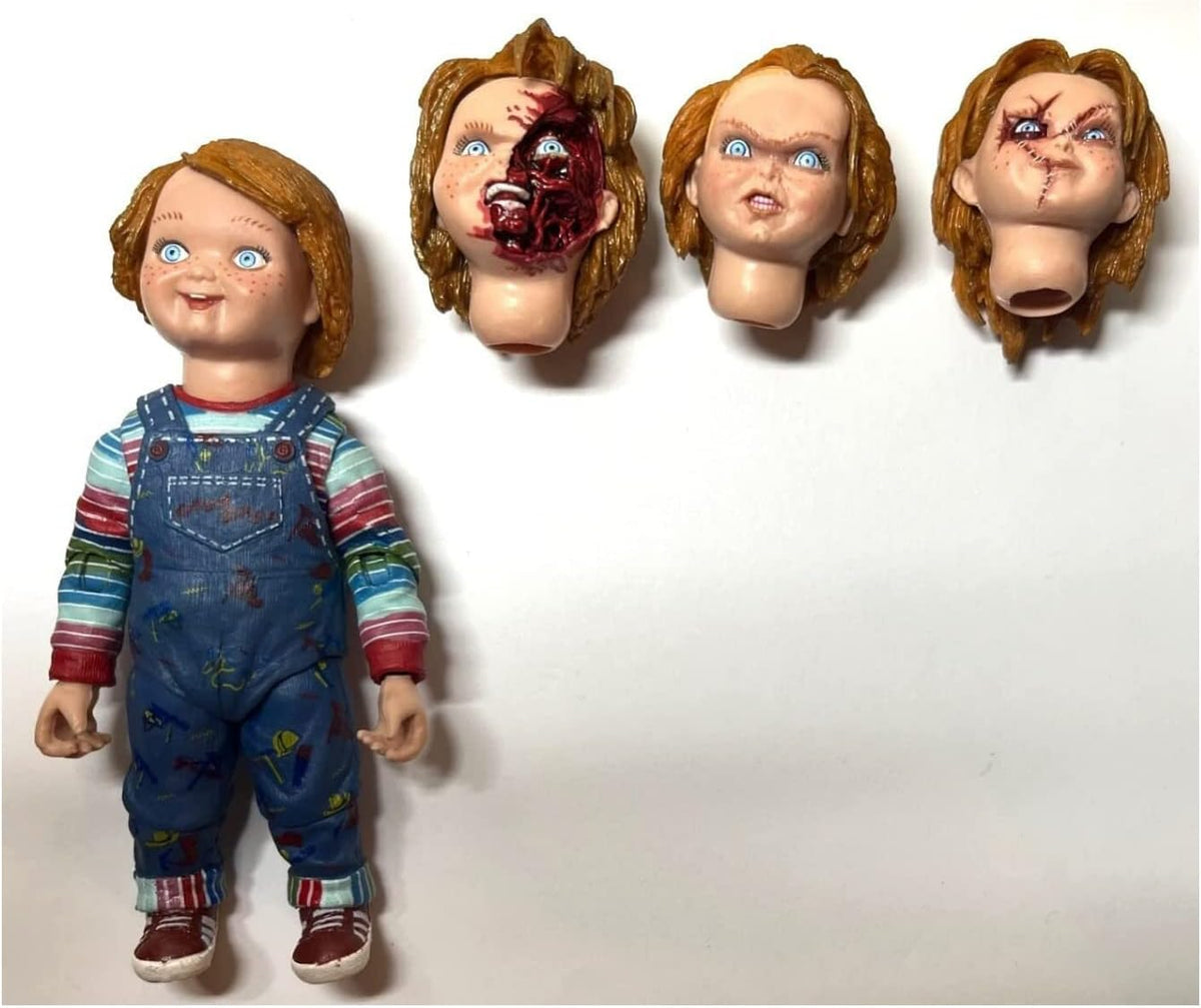 NECA - Figura de acción para niños Ultimate Chucky, figuras de 10 cm