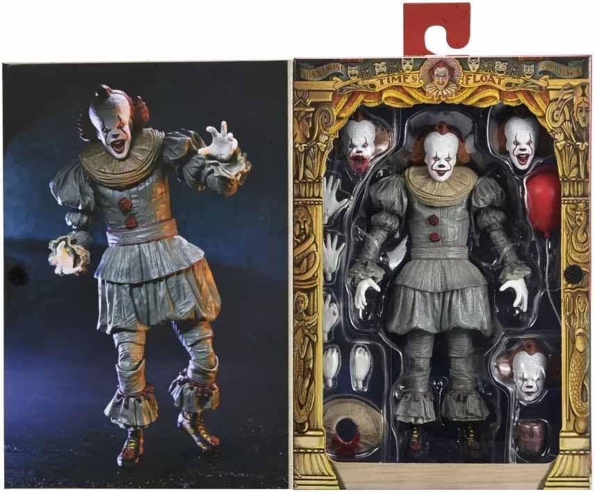 NECA IT: Welcome to Derry - Figura de acción de Escala Ultimate Pennywise de 7 Pulgadas