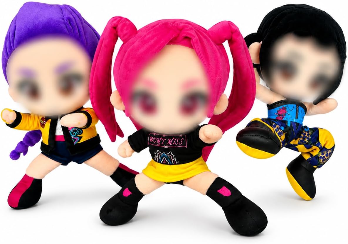 Genérico Muñecas guerreras Figuras para niñas Regalos 3 Personajes Anime K-Pop, Set de 3 Figuras