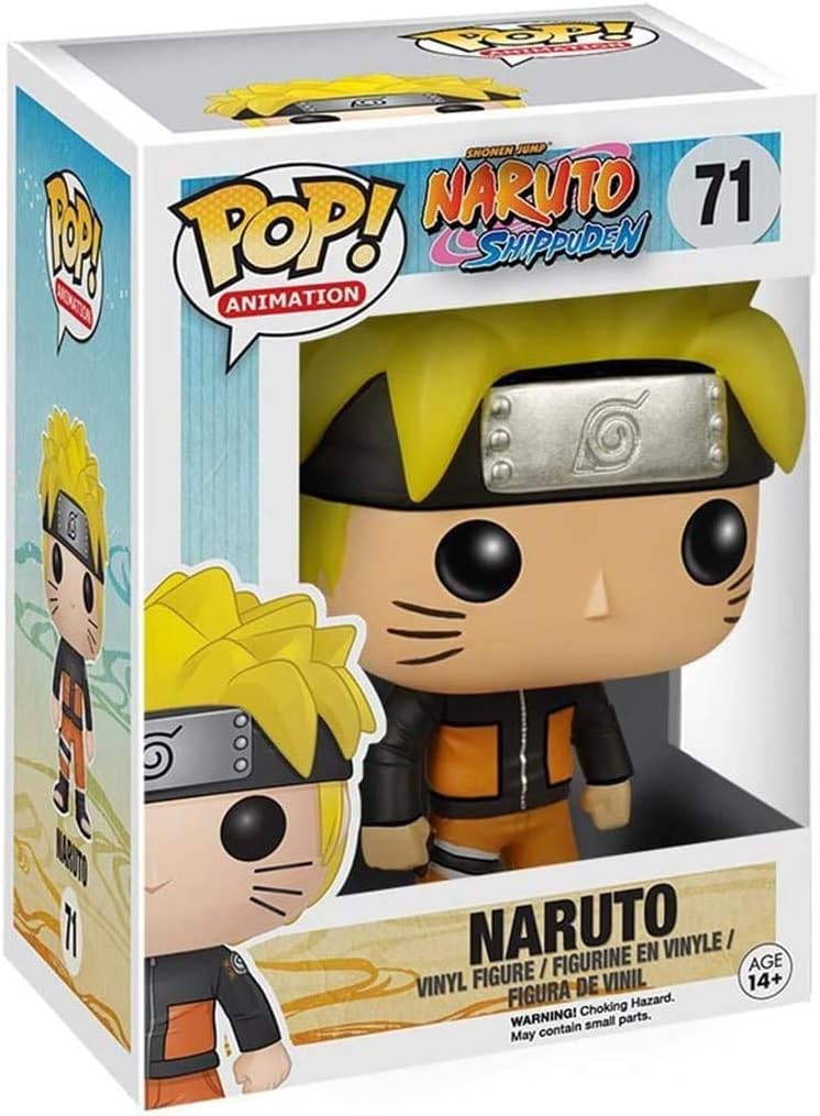 Funko Pop! Anime: Naruto Shippuden - Naruto #71 Vinyl Figure (Bundled with Pop BOX PROTECTOR CASE)