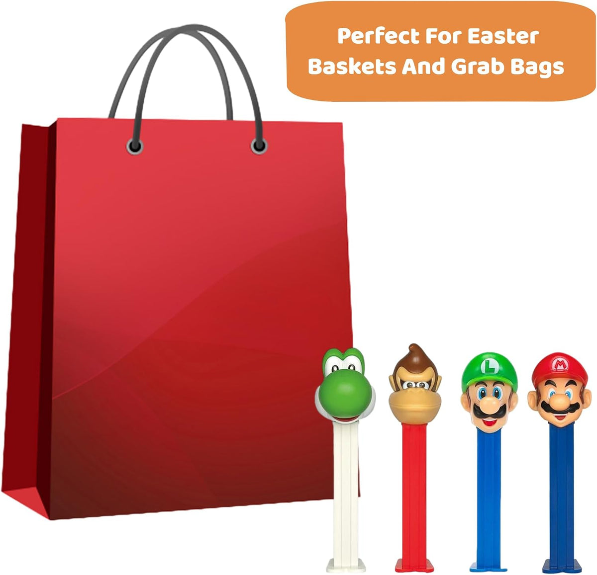 PEZ Dispensador De Dulces De Nintendo | Dispensadores De Mario, Luigi, Yoshi Y Donkey Kong | Dispensadores De Dulces De Nintendo Con Recargas Adicionales | Regalos Y Bolsas Sorpresa Para Fiestas De Ni