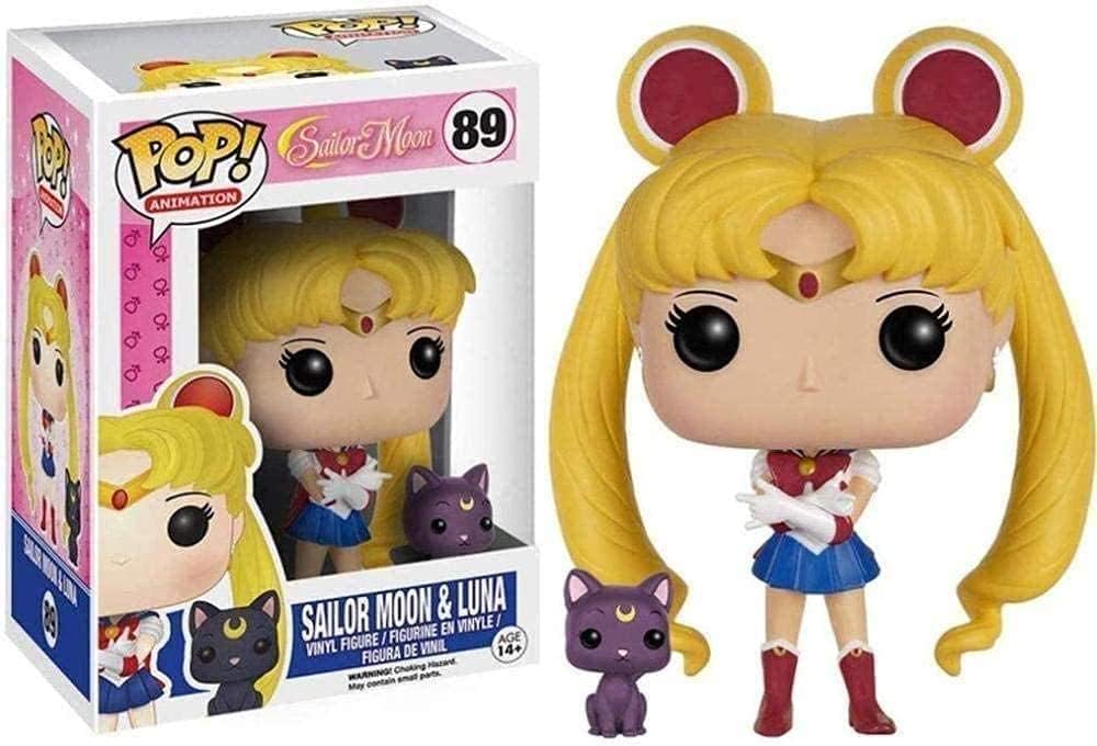 POP Sailor Moon Moon Hare Sailor Moon Modelo Estatua Decoración 10cm