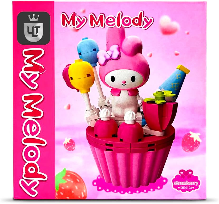 Ult Figura Armable My Melody Cupcake Bloques de Construccion Sanrio