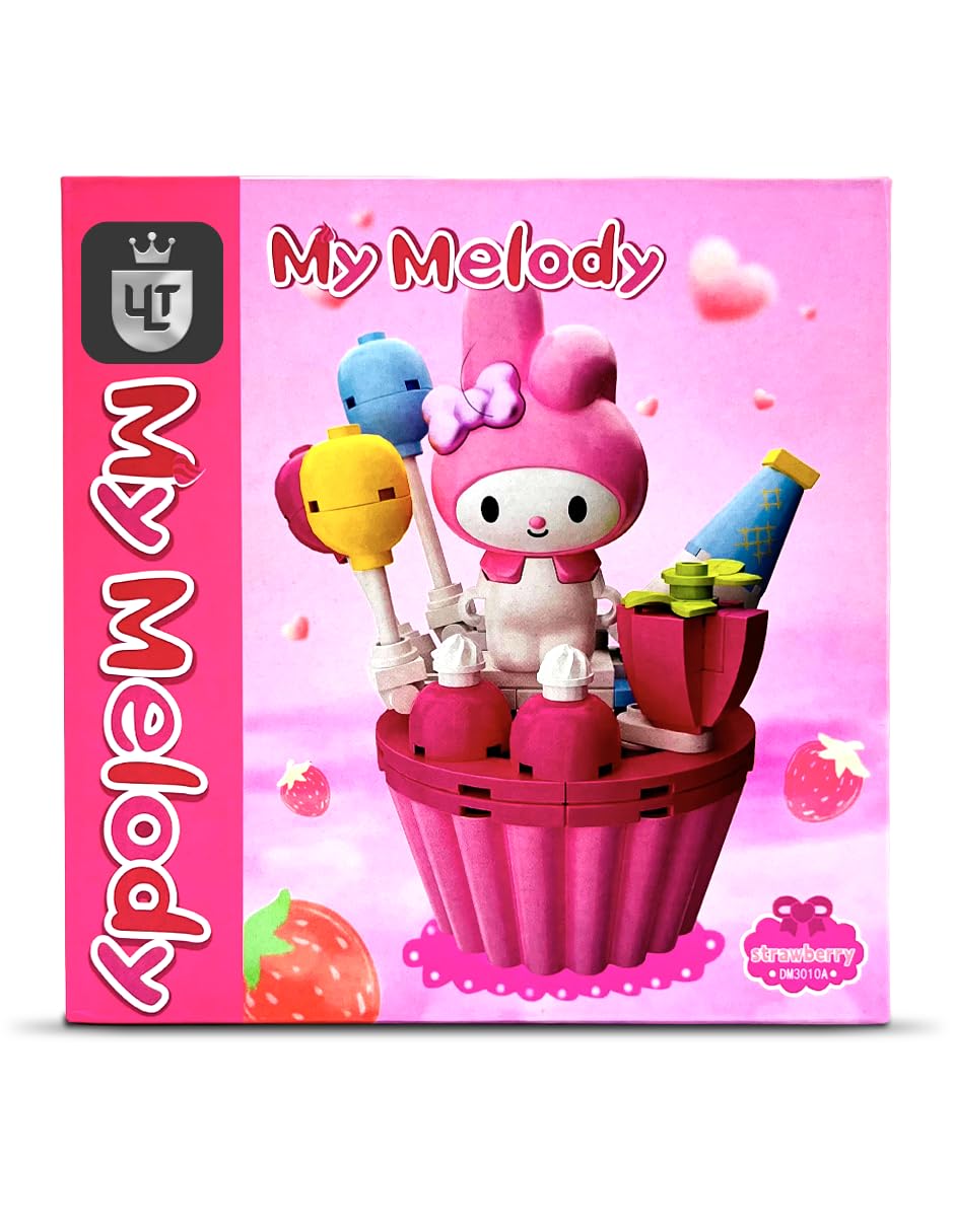 Ult Figura Armable My Melody Cupcake Bloques de Construccion Sanrio - imagen 3