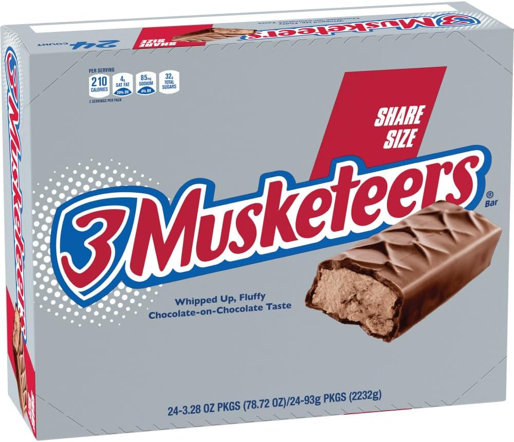 3 Musketeers 3 Musketeer King Size - 2 Ct. Of Box/24