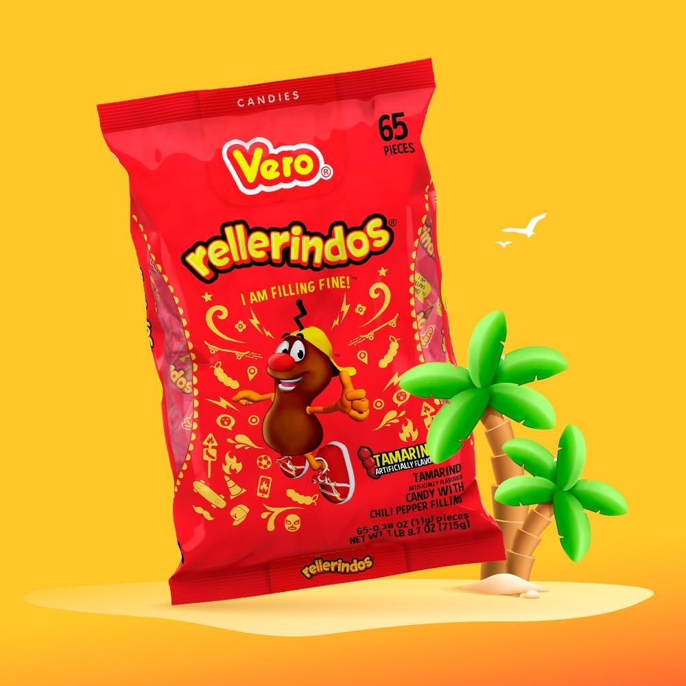 Vero Rellerindos Sabor Tamarindo Relleno 65 piezas