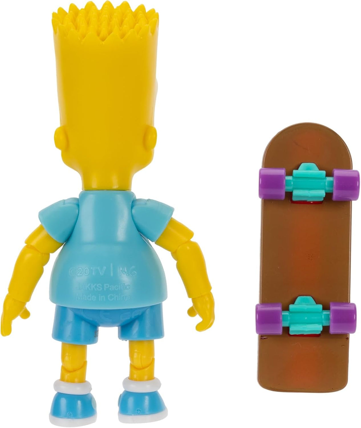 Jakks Pacific Figura de Acción Bart Simpson 3.75 Pulgadas