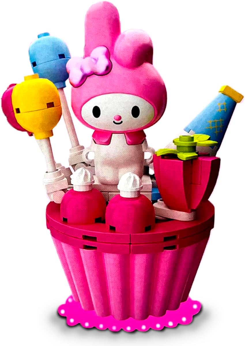 Ult Figura Armable My Melody Cupcake Bloques de Construccion Sanrio