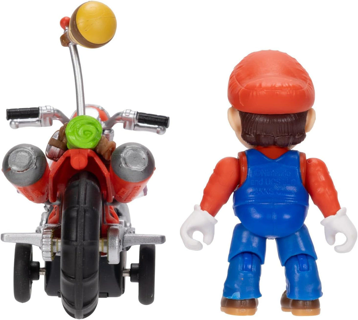 The Super Mario Galaxy Movie – Figura de 2.5 Pulgadas con Motocicleta de Retroceso – Mario, the Super Mario BROS. MOVIE, TOY_FIGURE, Plástico, Jakks Pacific