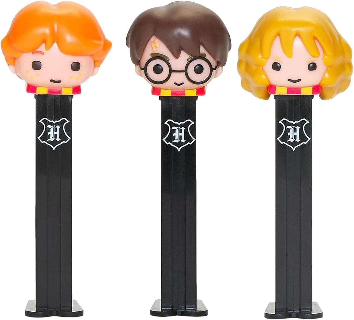 PEZ Set De Regalo Con Dispensador De Caramelos De Harry Potter: Harry Potter, Ron Weasley Y Hermione Granger | Uno De Cada Uno | Dispensadores De Harry Potter Con Repuestos De Caramelos | Regalos Para