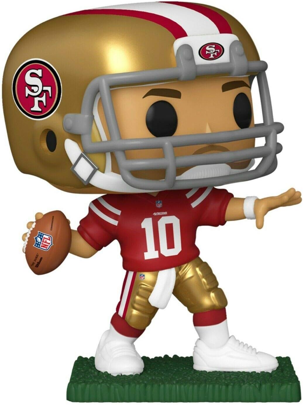 Jimmy Garoppolo San Francisco # 141 Pop Sports NFL Pop Vinyl Figura (Bundled with Ecotek Pop Protector)