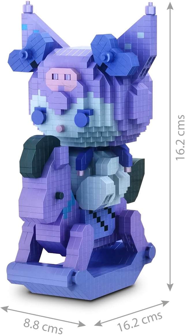 Ult Juguete de Construccion Alta Calidad Kuromi en Caballito HK Bloques de Construccion Armable de Coleccion 1406 Piezas