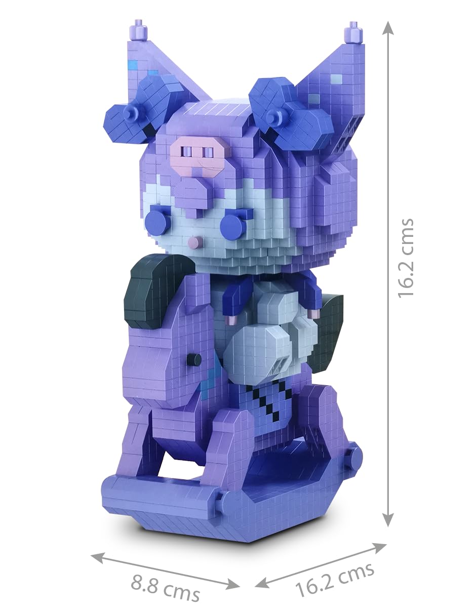 Ult Juguete de Construccion Alta Calidad Kuromi en Caballito HK Bloques de Construccion Armable de Coleccion 1406 Piezas - im