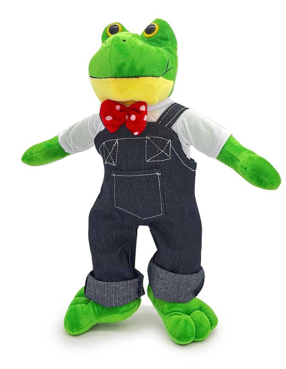 Ult Premium Peluche Rana Rhenne Rene Compañero de Juego y Siesta Materiales Suaves de Lujo, Regalo de Cumpleaños para Niños y