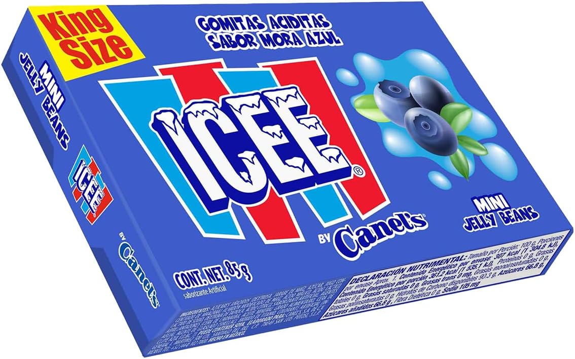 Canel´s Mini Jelly ICEE Mora Azul King Size Gomita aciditas 85gr