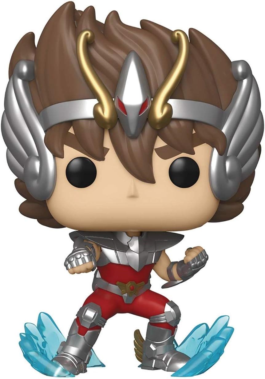 Funko Pop! Anime: Seiya - Figura de vinilo Pegasus Seiya (incluido con funda protectora Pop Box)
