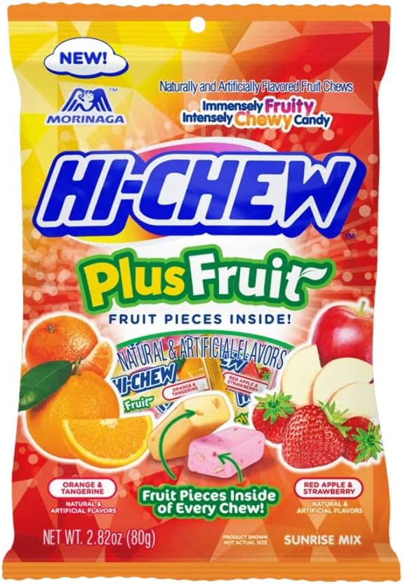 Hi-Chew Sunrise Mix Caramelo masticable, 2.82 Oz