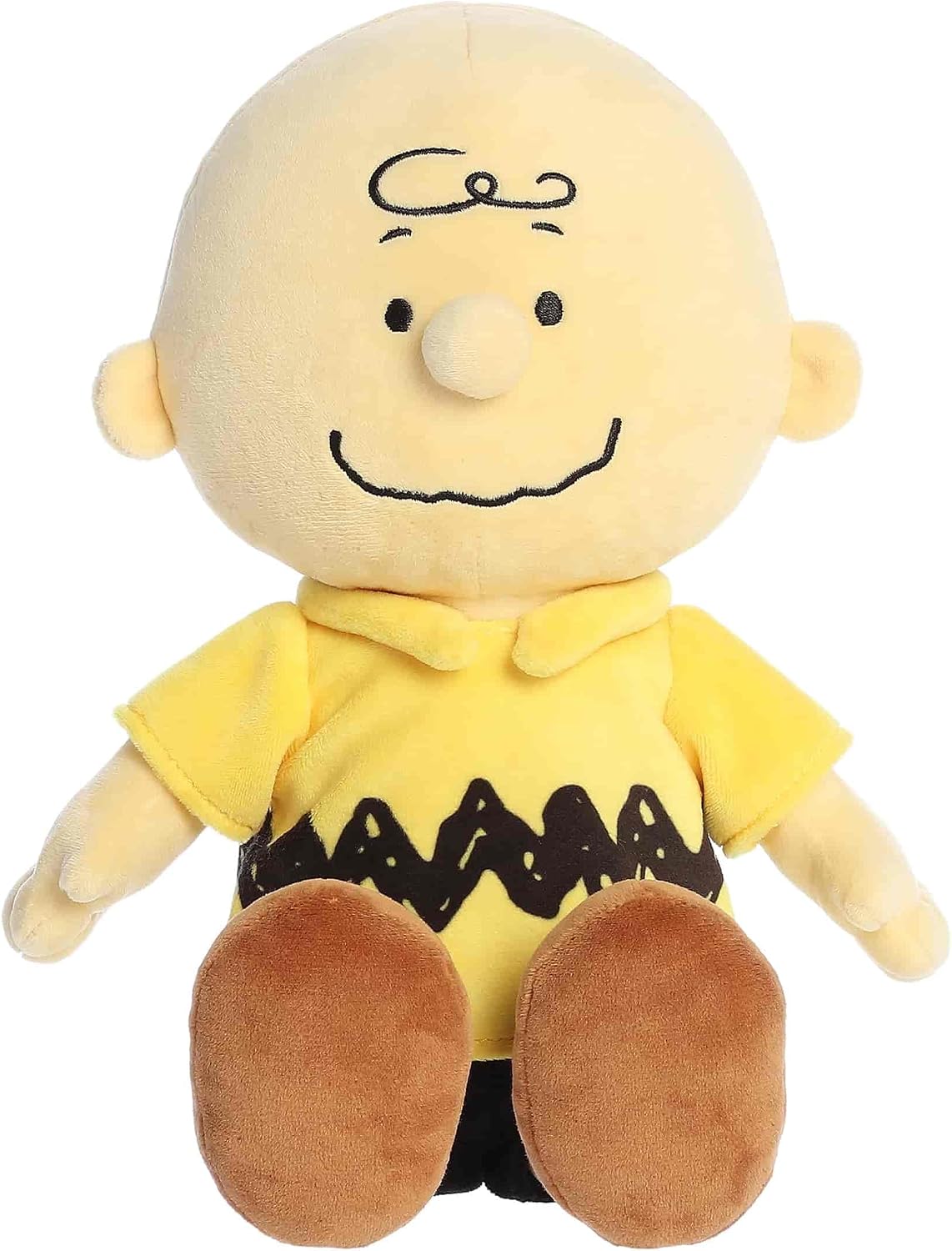 Aurora Adorable Peanuts Charlie Brown Peluche - Juguetes con licencia oficial para todos los fanáticos de Snoopy - Regalo nostálgico para adultos y celebraciones de cumpleaños, multicolor de 13