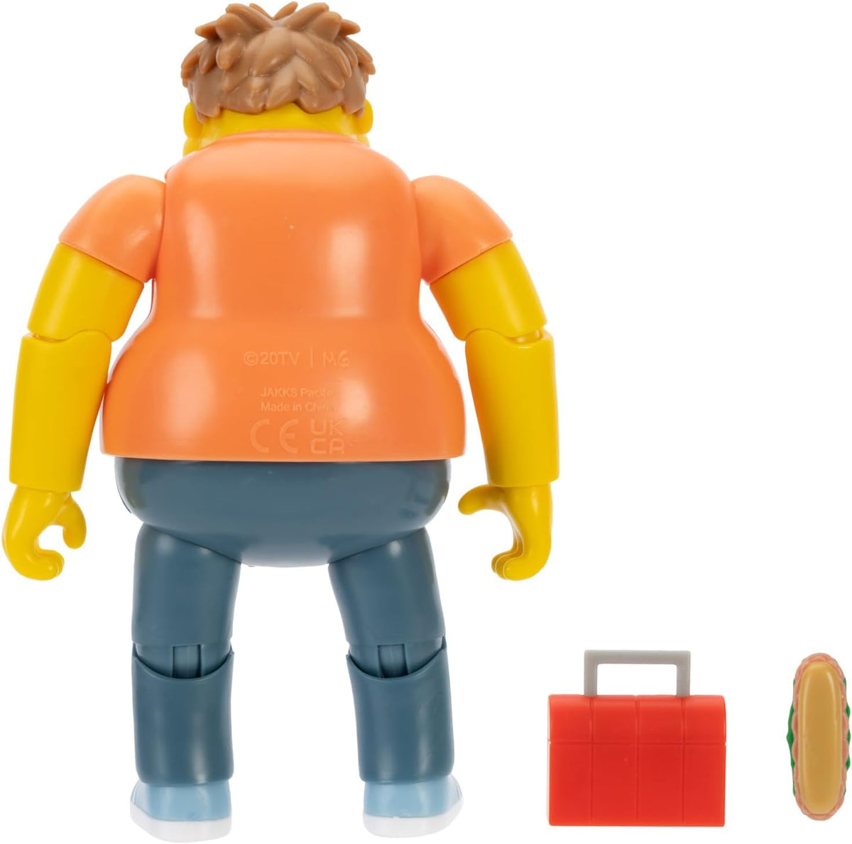 The Simpsons - Figura de acción de 5 Pulgadas Barney Gumble con Caja de Almuerzo y Sub Wave #4