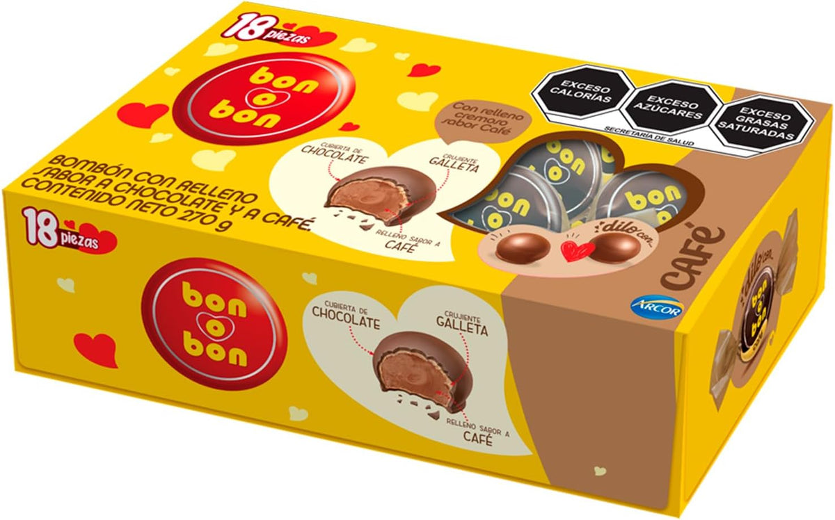 Arcor - Bon O Bon Café 18 Piezas