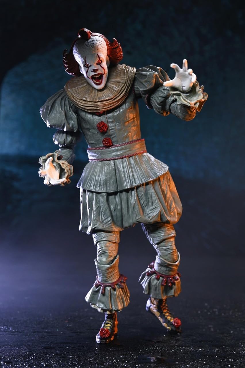 NECA IT: Welcome to Derry - Figura de acción de Escala Ultimate Pennywise de 7 Pulgadas