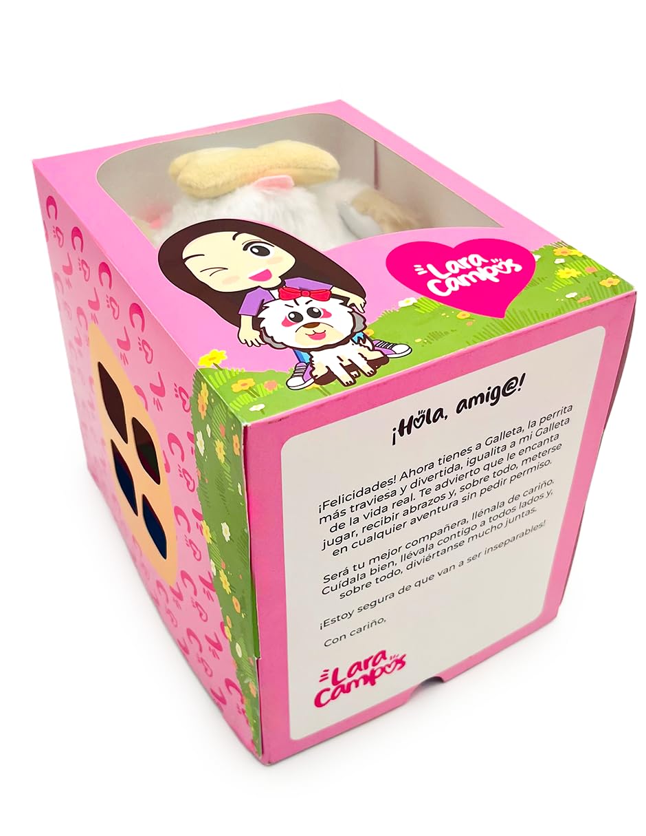 Ult Premium Peluche Galleta Perrita de Lara Compañera de Aventuras Lara Materiales Suaves Campos Verdes Lara - imagen 4
