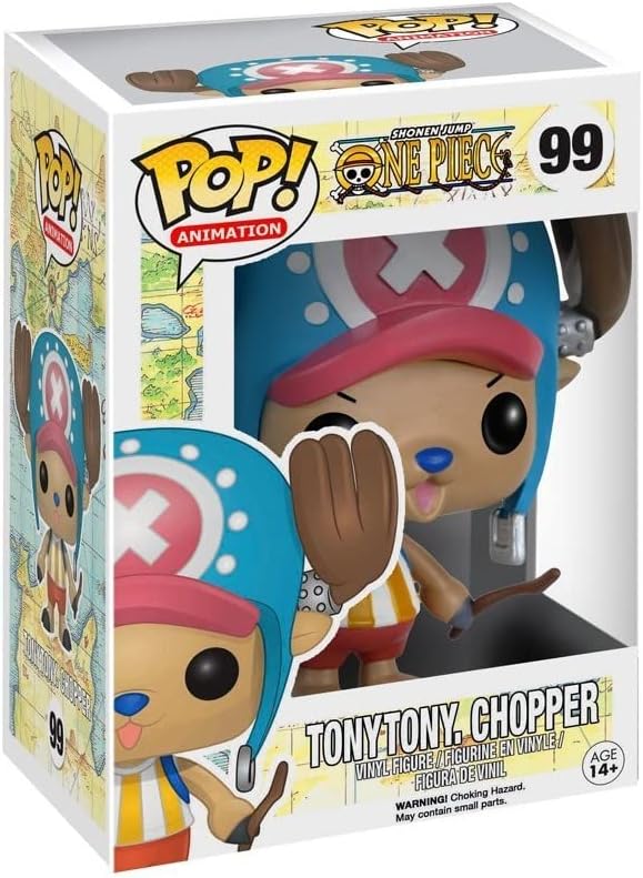 POP Una pieza - Chopper (Tony Tony) Funko Figura de vinilo (incluida con funda protectora de caja compatible), multicolor 3.75 pulgadas