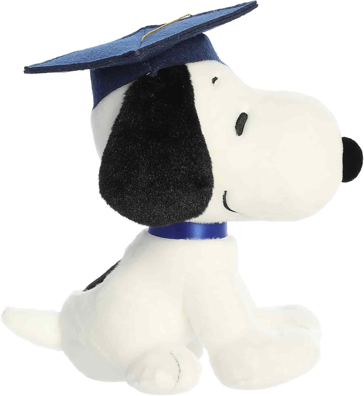Aurora Adorable Snoopy de graduación de Peanuts - Muñeco de peluche oficialmente licenciado para todos los fanáticos de Snoopy - Un regalo de afecto para expresar felicitaciones - Blanco 9 pulgadas