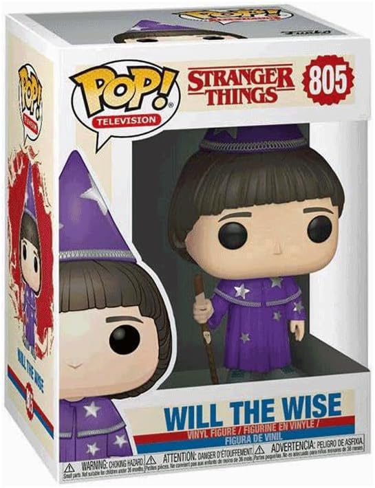 POP [Stranger Things - Figura de vinilo Will The Wise Funko (incluido con funda protectora de caja compatible), multicolor, 3.75 pulgadas
