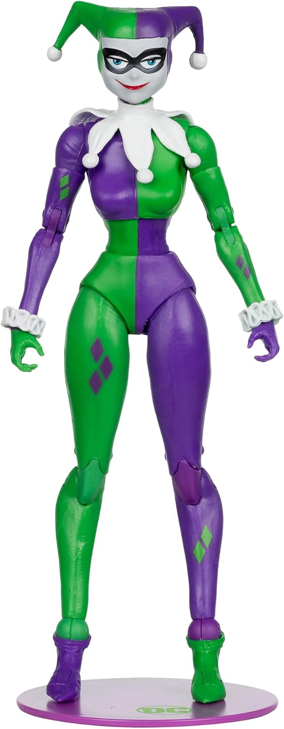 DC Multiverse 7 in - Harley Quinn (DC Classic) (JOKERIZED) (Etiqueta Dorada)
