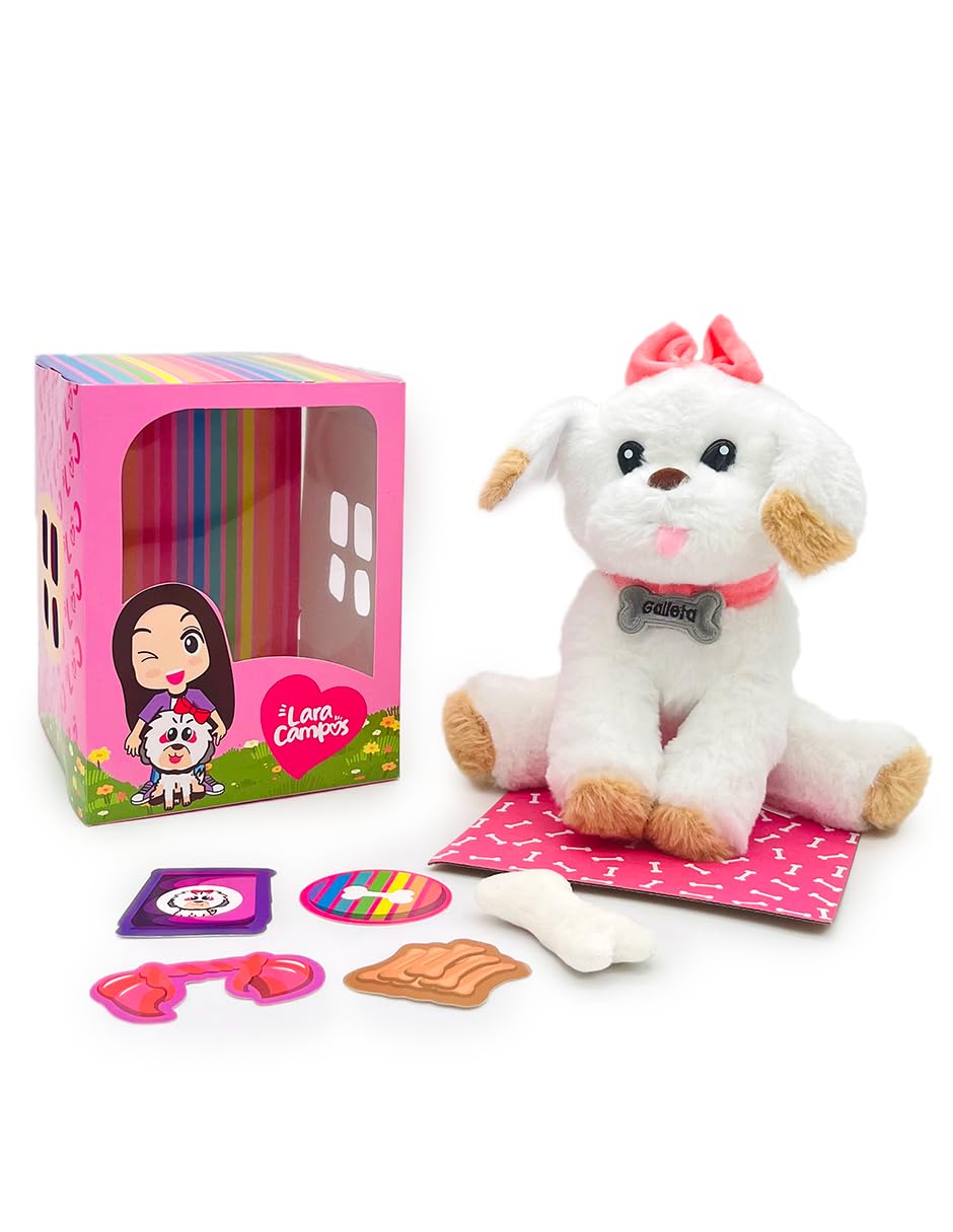 Ult Premium Peluche Galleta Perrita de Lara Compañera de Aventuras Lara Materiales Suaves Campos Verdes Lara - imagen 2
