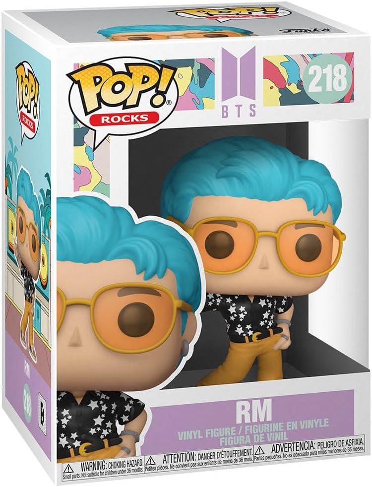 FunK0Protector BTS – Dynamite – RM Pop! Figura de vinilo (con funda protectora para Pop Box)
