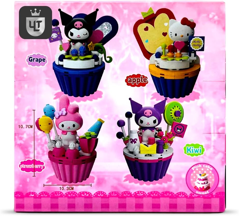 Ult Figura Armable My Melody Cupcake Bloques de Construccion Sanrio