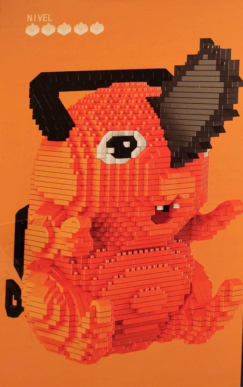 LOVESN Juguete de Construcción de POCHITA el fantastico Demonio Motosierra de Chainsaw Man, microbloques de construcción para Hacer un Modelo fantastico de colección, Nivel 5.