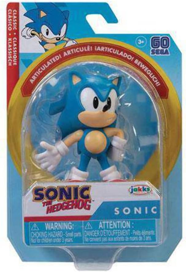 Sonic The Hedgehog Figura de acción de 2,5 Pulgadas de Amy, Juguete Coleccionable Rosa